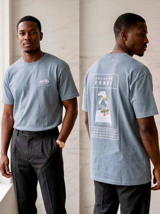 UNG Store Other - UNG Store Hong Kong Goldfish Ferry Urban Streetwear Tee Size Large